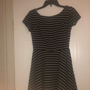 Black & White Skater Dress